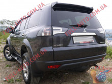 Спойлер Mitsubishi Pajero Sport 08-15 С-tuning (стеклопластик, под покраску)