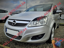 Реснички на фары Opel Zafira B 2004-2014 (стеклопластик, под покраску)