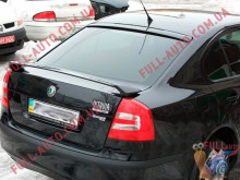 Спойлер Skoda Octavia A5 04-13 RS (стеклопластик, под покраску)