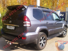 Спойлер Toyota Land Cruiser Prado 120 2003-2009 ДСТ (стеклопластик, под покраску)