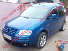 Реснички на фары Volkswagen Caddy 2004-2010 (стеклопластик, под покраску)