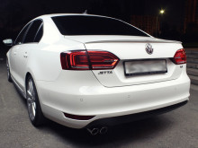 Спойлер Volkswagen Jetta 6 2010-2018 USA/EU Лип (стеклопластик, под покраску)