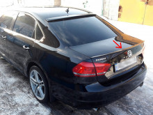 Спойлер Volkswagen Passat B7/B8 2010-2020 USA Лип (стеклопластик, под покраску)