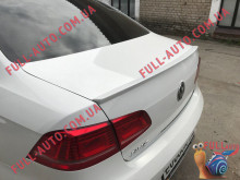 Спойлер Volkswagen Passat B7 2010-2015 Европа Лип (стеклопластик, под покраску)