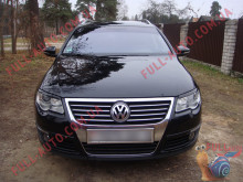 Реснички на фары Volkswagen Passat B6 2005-2010 (стеклопластик, под покраску)