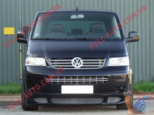 Реснички на фары Volkswagen Transporter T5 03-10 (стеклопластик, под покраску)