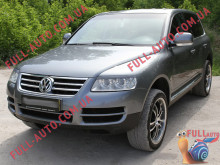 Реснички на фары Volkswagen Touareg 02-06 (стеклопластик, под покраску)